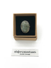Cargar imagen en el visor de la galería, Anillo ajustable Florence con piedras Piedras preciosas -Plata 925
