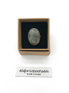 Florence adjustable ring - Semiprecious stones - Silver 925