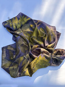 Ecoprint Scarf 90x90 Botanical Edition