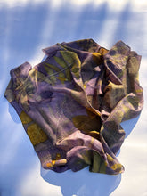 Load image into Gallery viewer, Ecoprint Scarf 90x90 Botanical Edition
