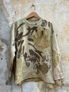 Felpa Loose - Ecoprint- Cotone biologico