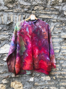 Loose sweatshirt - Hand dyed - Organic cotton