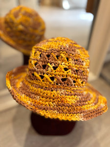 Cappello Cloche Estivo in Rafia di Viscosa