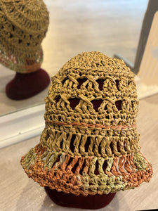 Cappello Cloche Estivo in Rafia di Viscosa
