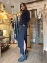 Load image into Gallery viewer, Long Gonna Silvia - Blue Wool Twill
