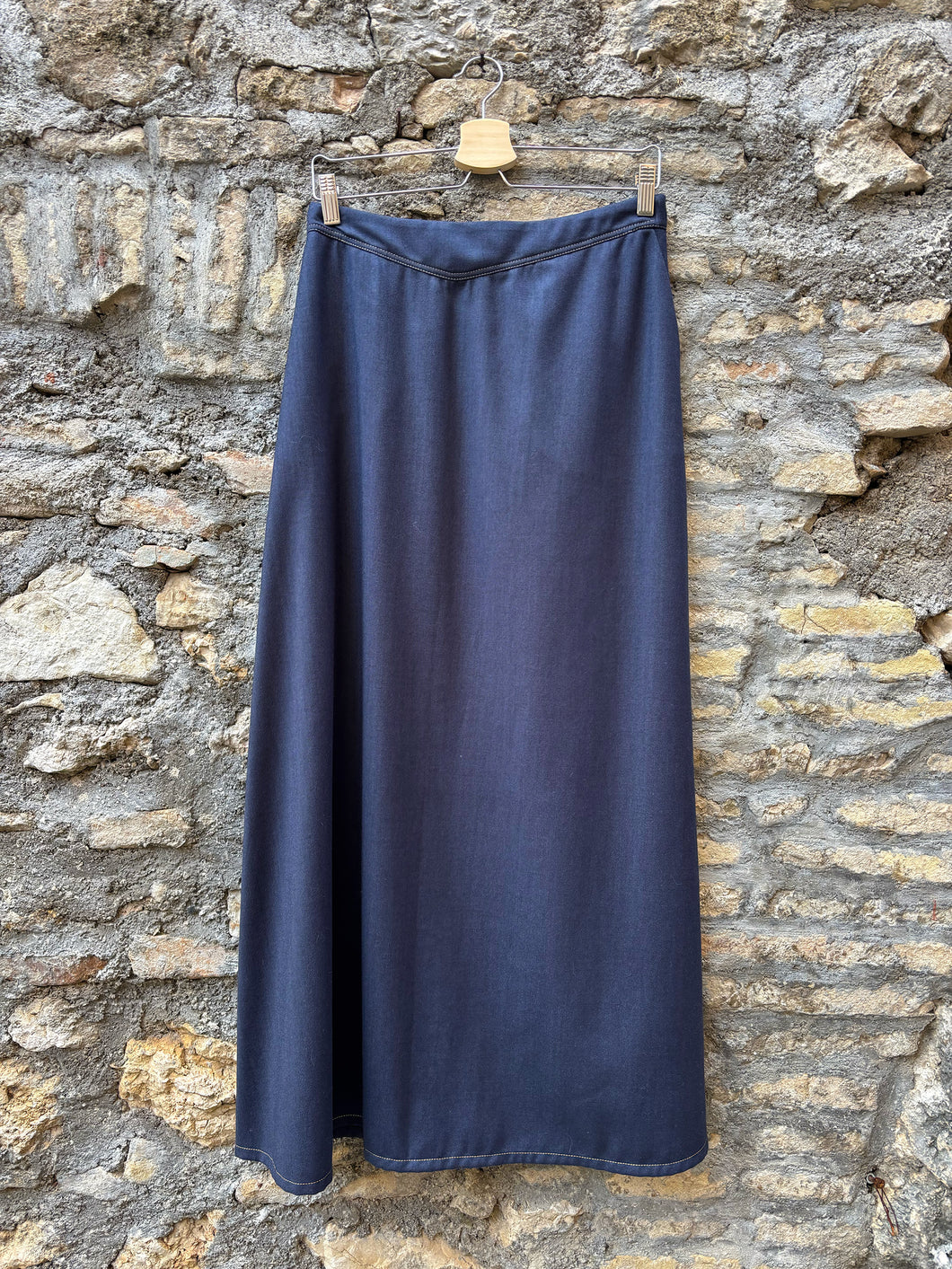 Long Gonna Silvia - Blue Wool Twill