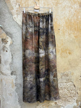 Load image into Gallery viewer, Silvia Ecoprint long skirt - deadstock silk
