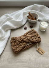 Load image into Gallery viewer, Alpaca Hairband Thérèse - Boho Handmade Ear Warmers

