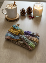 Load image into Gallery viewer, Alpaca Hairband Thérèse - Boho Handmade Ear Warmers
