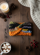 Load image into Gallery viewer, Alpaca Hairband Thérèse - Boho Handmade Ear Warmers
