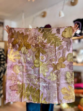 Load image into Gallery viewer, Ecoprint Scarf 90x90 Botanical Edition
