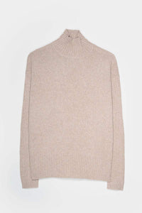 Jersey de cuello alto de cashmere regenerado Erminia