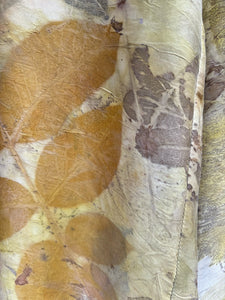 Pantapalazzo - Deadstock silk with botanical print