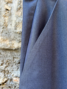 Pantapalazzo  - Crown Blue Wool Twill