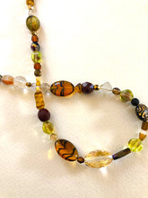 Load image into Gallery viewer, &quot;Pixie&quot; Long Necklace series - Bohemian Crystals and Glasses
