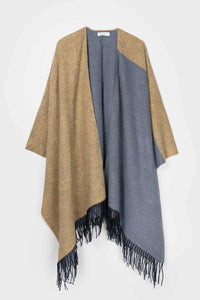 Fleece regenerated cotton cape