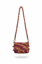 Carica l'immagine nel visualizzatore di Gallery, Borsa Burgundy Solo Bianco
