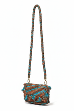 Carica l'immagine nel visualizzatore di Gallery, Borsa Flo Turchese Sfondo Bianco
