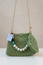 Carica l'immagine nel visualizzatore di Gallery, Borsetta Silvia Verde Pistacchio - Foto Prodotto Frontale

