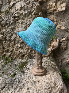 Cappello da Sole Cloche Brigitte pieghevole - Cotone Rigenerato