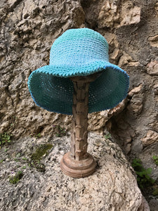 Cappello da Sole Cloche Brigitte pieghevole - Cotone Rigenerato