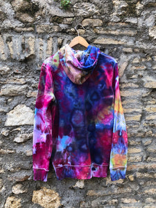 Felpa con Cappuccio e zip - Tinta a mano - Unisex