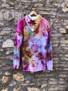 Felpa con Cappuccio e zip - Tinta a mano - Unisex