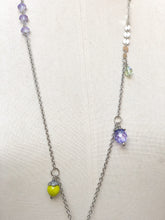 Load image into Gallery viewer, &quot;Flora&quot; Long Necklace collection - Crystals 
