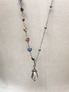 "Flora" Long Necklace collection - Crystals 