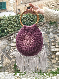 Jolie Vintage Handbag - Love Flower