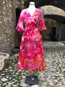 Incanto Rouches - Wrap Dress - Hand Dyed