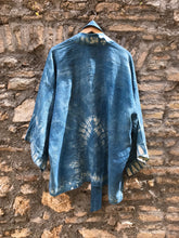 Load image into Gallery viewer, Kimono - Italian Linen - Vegetable Dye Indigo
