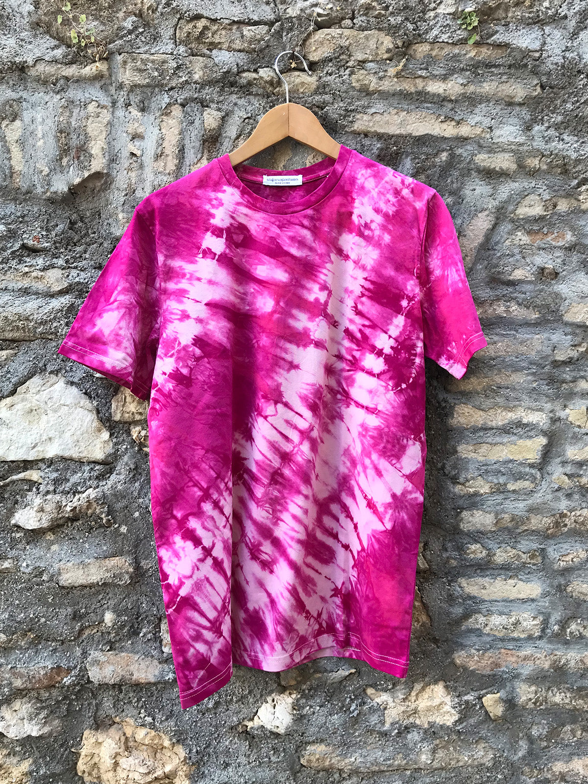 Unisex T-Shirt organic cotton - Kanoko Shibori Hand-dyed – Slow