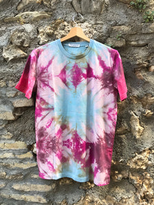 Unisex T-Shirt organic cotton - Kanoko Shibori Hand-dyed
