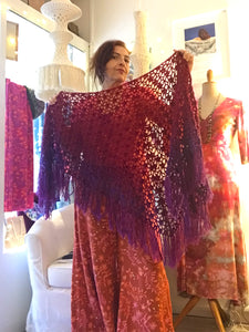 Maxi Chal Crochet Boho - Frida's Wings 