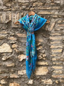 Square scarf The Secret Garden - 100x100 cm