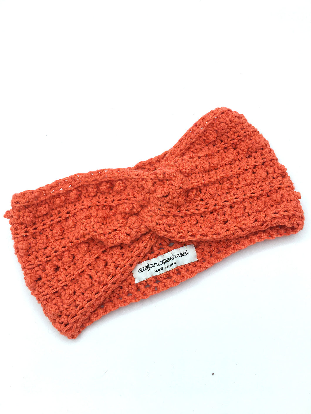Thérèse - Crochet Boho Turban headband - Regenerated Cotton